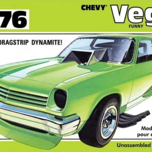 1976 Chevy Vega model kit box