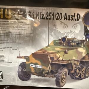 Scale model of armored vehicle