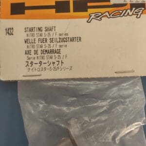 Starting shaft for Nitro S-25 series