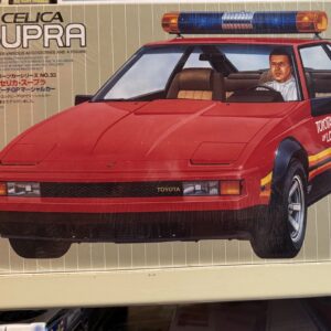 Red Toyota Celica Supra model box