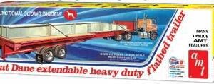 Heavy duty flatbed trailer model kit