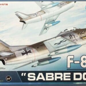 F-86K fighter jet illustration