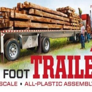 1/25 48' Flatbed Trailer ( Moebius-1304 )