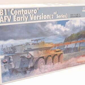 B1 Centauro AFV model kit packaging design.