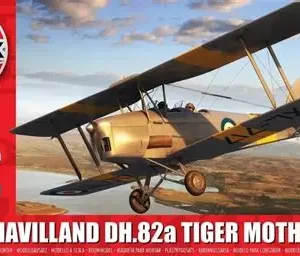 Model airplane kit of De Havilland Tiger Moth.