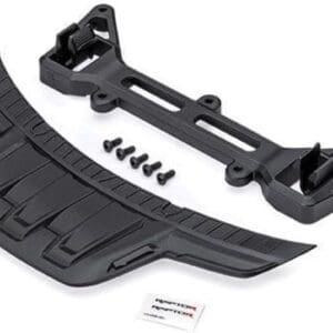 Black rear wing mount with screws included.