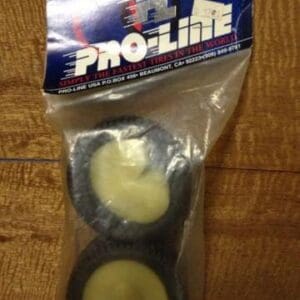 "Pro-Line tires packaged for model vehicles."