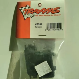 Traxxas servo case in sealed packaging.